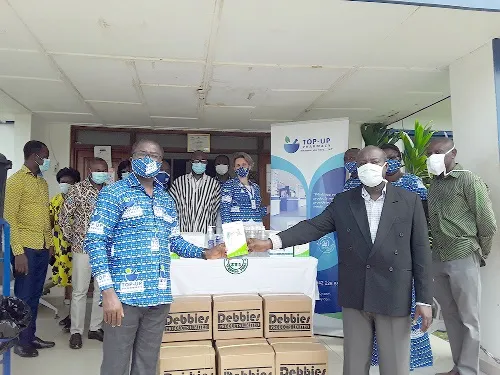 Top-Up Pharmacy Donates to Tema General Hospital