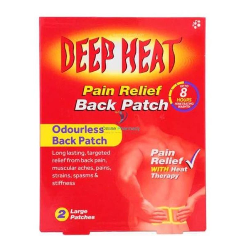 Deep Heat Pain Relief Back Patch