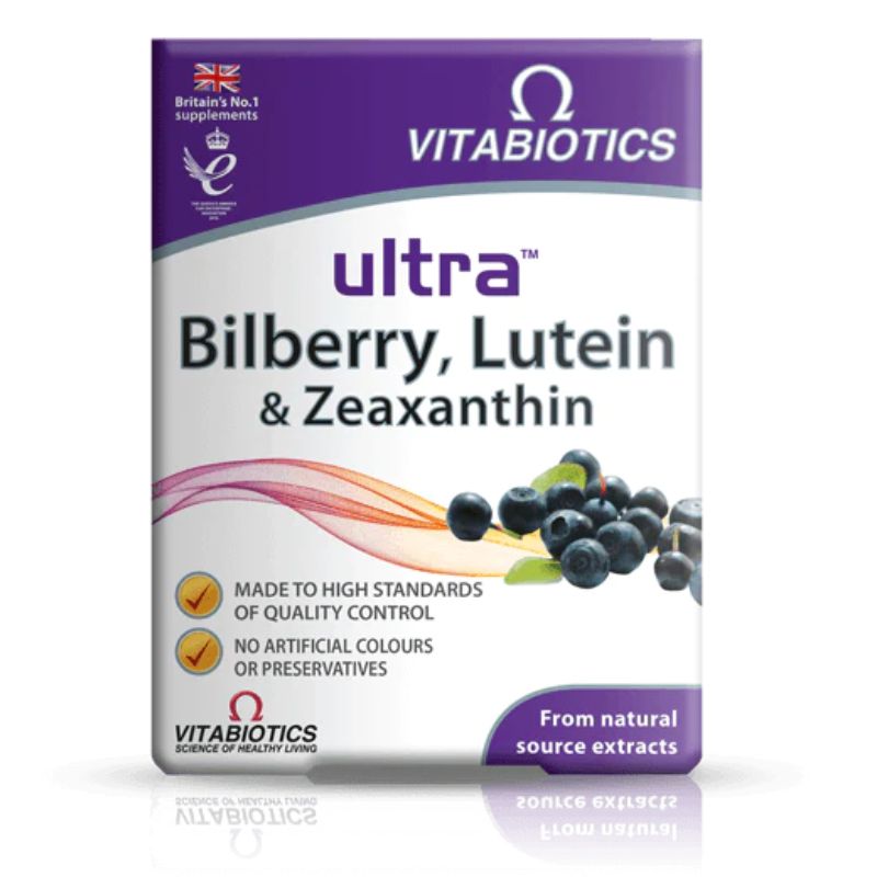 Ultra Bilberry, Lutein & Zeaxanthin 30s