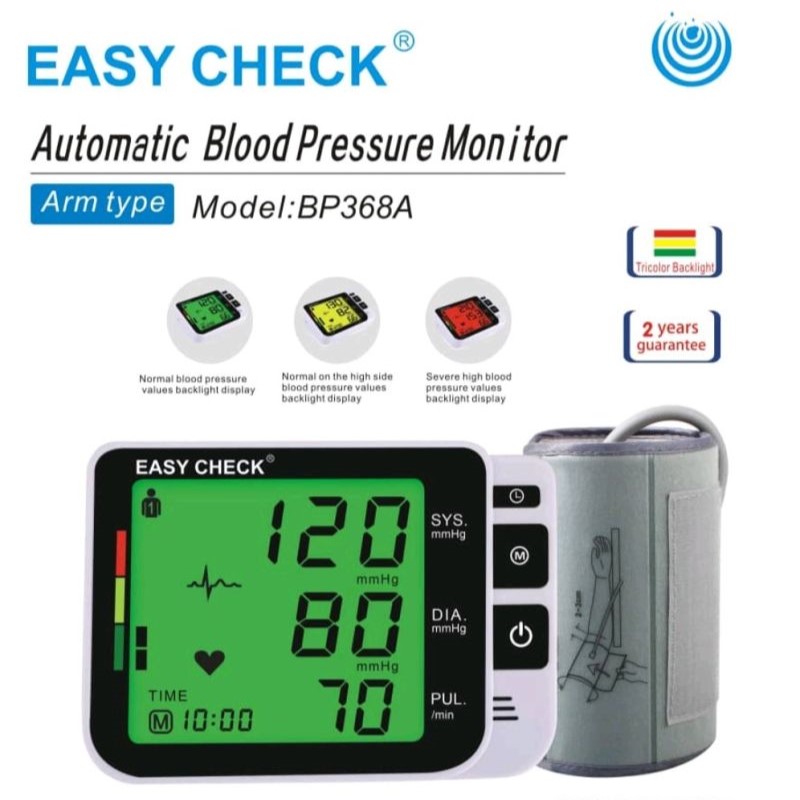 Easy Check Automatic Blood Pressure Monitor