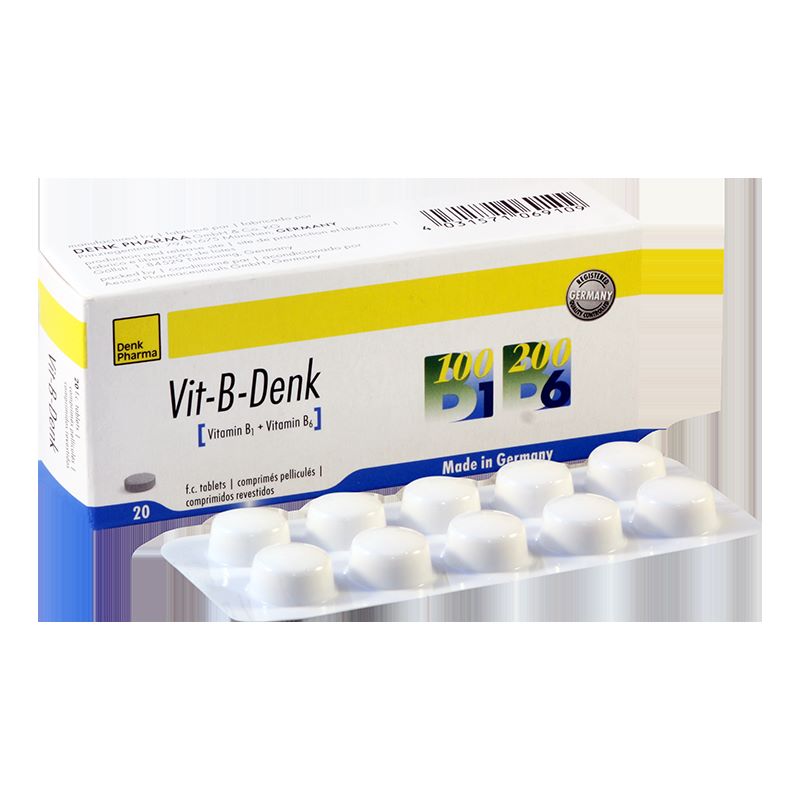 Vitamin B Denk 100mg/200mg - Top-Up Pharmacy