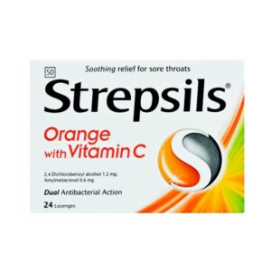 Strepsils Orange with Vitamin C Lozenges